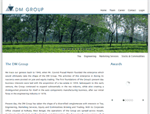 Tablet Screenshot of dmgroup.in